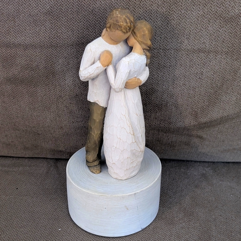 Willow Tree Promise Wind Up Musical Engagement Wedding Love Figurine Canon in D
